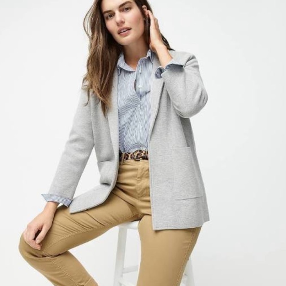 Jcrew sweater blazer